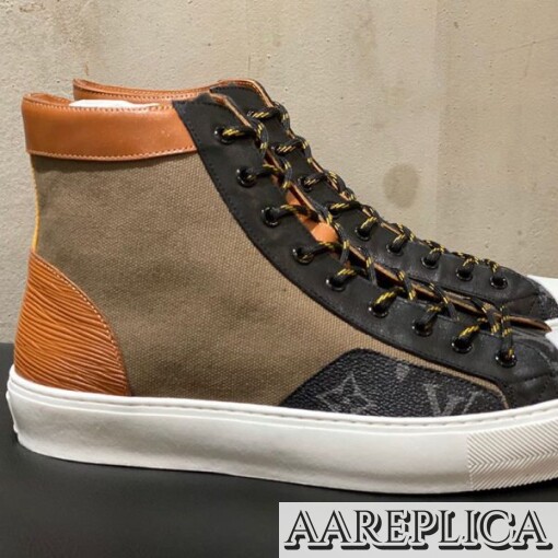 Replica LV 1A7SAB Louis Vuitton Tattoo Sneaker Boot 3