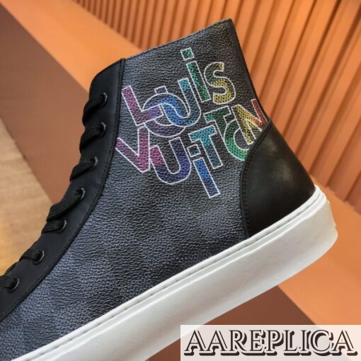 Replica LV 1A5Z0T Louis Vuitton Tattoo Sneaker Boot 4