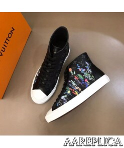 Replica LV 1A7R2H Louis Vuitton Tattoo Sneaker Boot 2