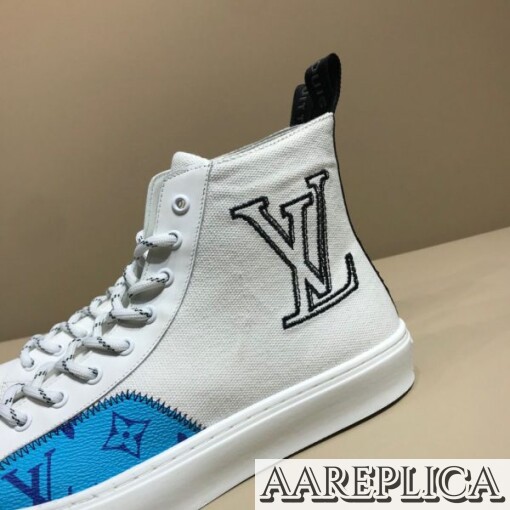 Replica LV 1A7S5I Louis Vuitton Tattoo Sneaker Boot 5