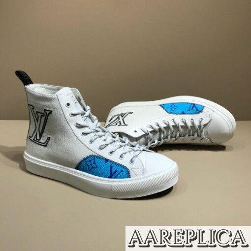 Replica LV 1A7S5I Louis Vuitton Tattoo Sneaker Boot 7