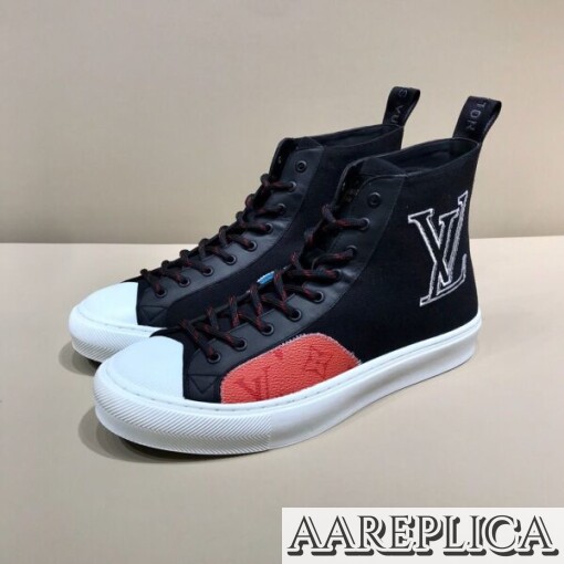 Replica LV 1A7S5X Louis Vuitton Tattoo Sneaker Boot