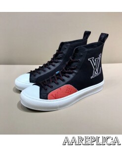 Replica LV 1A7S5X Louis Vuitton Tattoo Sneaker Boot 2