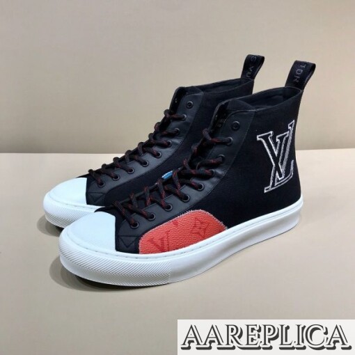 Replica LV 1A7S5X Louis Vuitton Tattoo Sneaker Boot 2