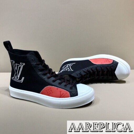 Replica LV 1A7S5X Louis Vuitton Tattoo Sneaker Boot 9