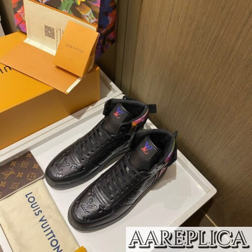 Replica LV 1A7S6V Louis Vuitton Rivoli Sneaker Boot 9