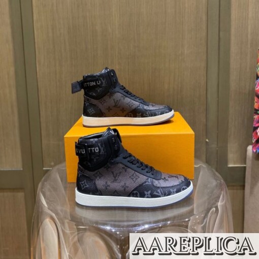 Replica LV 1A8EAP Louis Vuitton Rivoli Sneaker Boot 5