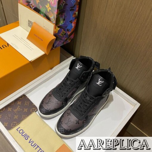 Replica LV 1A8EAP Louis Vuitton Rivoli Sneaker Boot 7