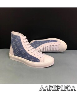 Replica LV Tattoo Sneaker Boot Louis Vuitton 1A5B3R