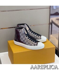 Replica LV Tattoo Sneaker Boot Louis Vuitton 1A90FB