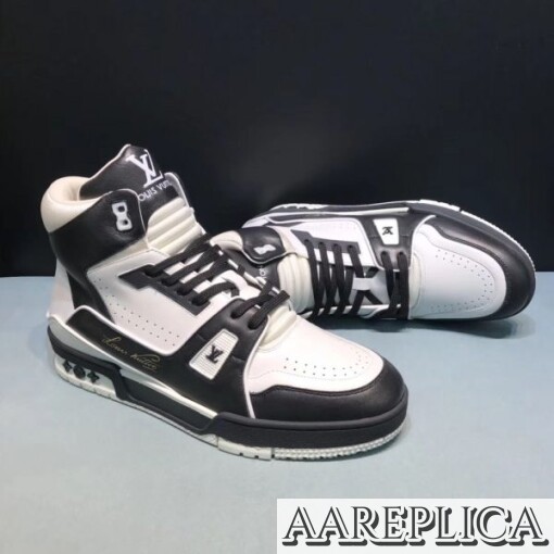 Replica LV Trainer Mid-top Sneaker Louis Vuitton 1A5QCL 8