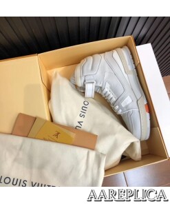 Replica LV Trainer Sneaker Boot Louis Vuitton 1A5A07 2