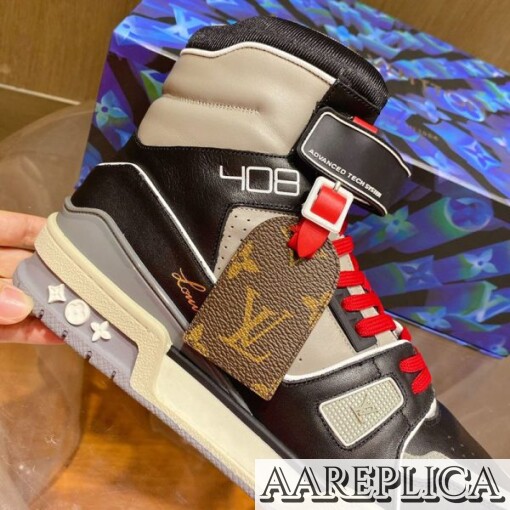 Replica LV Trainer Sneaker Boot Louis Vuitton 1A7RSF 9