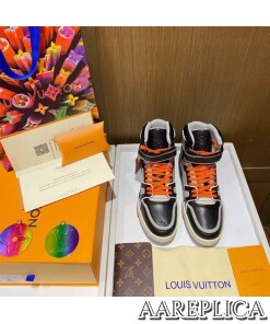 Replica LV Trainer Sneaker Boot Louis Vuitton 1A7RST 2