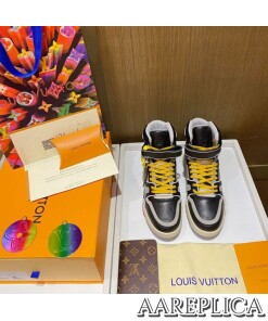 Replica LV Trainer Sneaker Boot Louis Vuitton 1A7RWJ 2