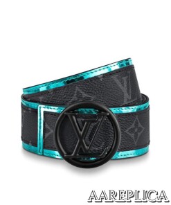 Replica Louis Vuitton M0229T LV Circle 40MM Reversible Belt