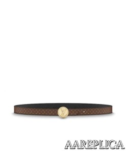 Replica Louis Vuitton M0053V LV Circle 20mm Reversible Belt 2