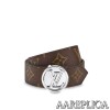 Replica Louis Vuitton M0055U LV Circle 25mm Reversible Belt 5