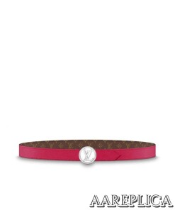 Replica Louis Vuitton M0056U LV Circle 25mm Reversible Belt 2