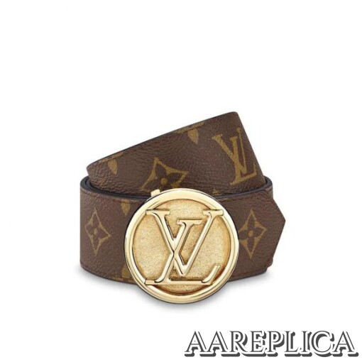 Replica Louis Vuitton M0058U LV Circle 35mm Reversible Belt 3