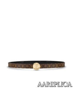 Replica Louis Vuitton M0081U LV Circle 20mm Reversible Belt 2