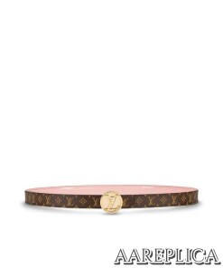 Replica Louis Vuitton M0083U LV Circle 20mm Reversible Belt 2