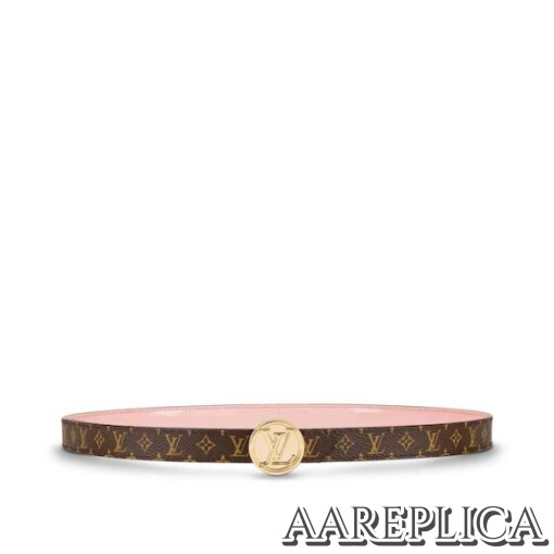 Replica Louis Vuitton M0083U LV Circle 20mm Reversible Belt 2