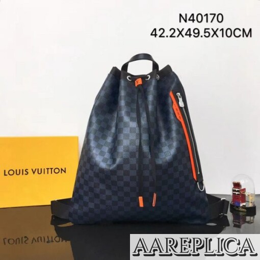 Replica LV N40170 Louis Vuitton Drawstring Backpack 2