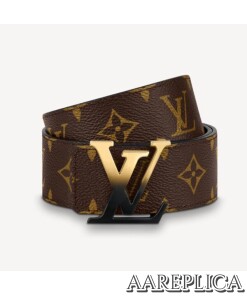 Replica Louis Vuitton M0332Q Spray LV 40mm Reversible Belt