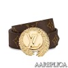 Replica Louis Vuitton M0337U LV Knot 35mm Belt 3