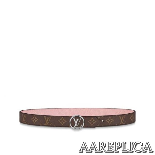 Replica Louis Vuitton M0118U LV Circle 35mm Reversible Belt 2