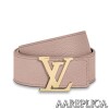 Replica Louis Vuitton M9232Q LV Pyramide 40MM Reversible Belt 3