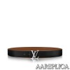 Replica Louis Vuitton M0141U LV Initiales 30mm Reversible Belt 6