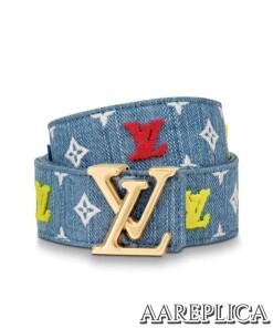 Replica Louis Vuitton M0146U LV New Wave 35mm Belt