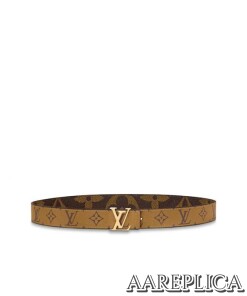 Replica Louis Vuitton M0149U LV Iconic 30mm Reversible Belt