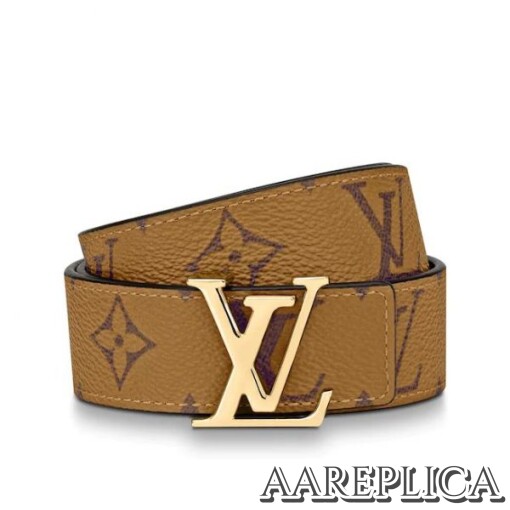 Replica Louis Vuitton M0149U LV Iconic 30mm Reversible Belt 3