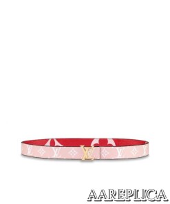 Replica Louis Vuitton M0150V LV Iconic 30mm Reversible Belt 2