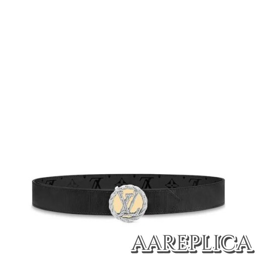 Replica Louis Vuitton M0192U LV Circle Plate 35mm Reversible Belt 4