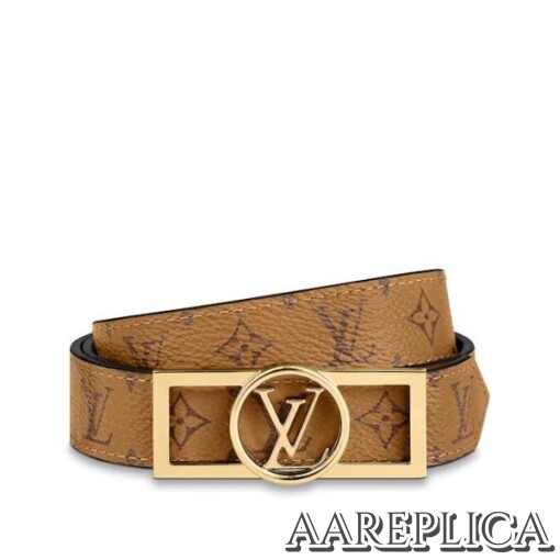 Replica Louis Vuitton M0203U LV Dauphine 25mm Reversible Belt 4