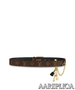 Replica Louis Vuitton M0237V Daily LV Charms 30mm Belt 2