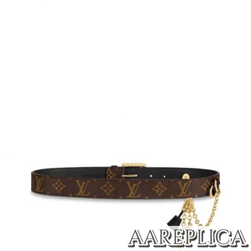 Replica Louis Vuitton M0237V Daily LV Charms 30mm Belt 2