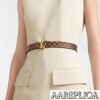 Replica Louis Vuitton M0168Q LV Circle 40MM Reversible Belt 3