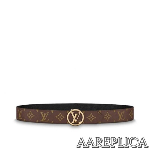 Replica Louis Vuitton M9935U LV Circle 35mm Reversible Belt 3