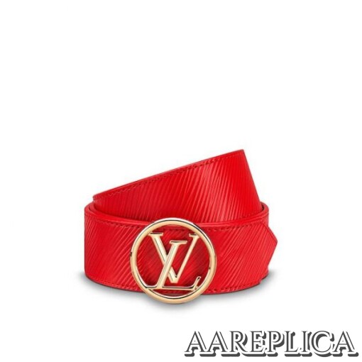 Replica Louis Vuitton M9936V LV Circle 35mm Reversible Belt 4