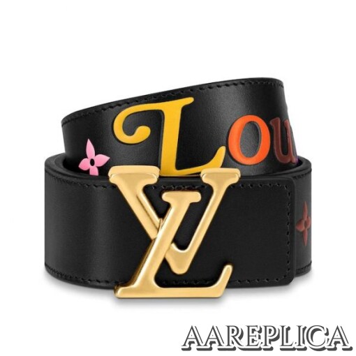 Replica LV M0078U Louis Vuitton New Wave 35mm Belt 3