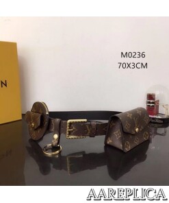 Replica LV M0236U Louis Vuitton Daily Multi Pocket 30MM Belt 2