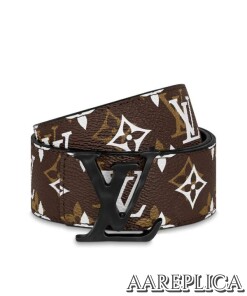 Replica Louis Vuitton MP241T LV Shape 40MM Reversible Belt