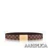 Replica LV MP046U Louis Vuitton Voyager 35mm Belt 2