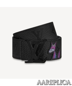 Replica LV Shape 40mm Reversible Taurillon Puppets Belt Louis Vuitton MP293Q