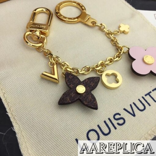 Replica LV Blooming Flowers Chain Bag Charm And Key Holder Louis Vuitton M63086 3